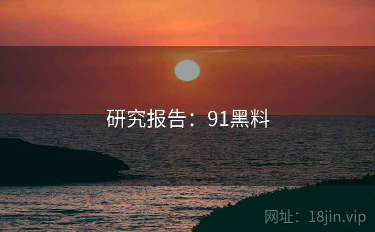 研究报告：91黑料